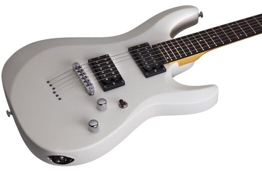 E-Gitarre Schecter C-6 Deluxe Satin White E-Gitarre - 4
