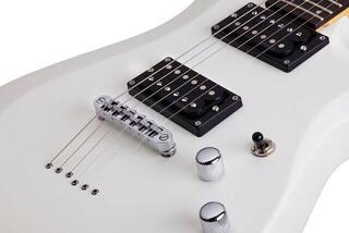 E-Gitarre Schecter C-6 Deluxe Satin White E-Gitarre - 4