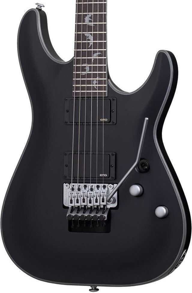 ギター SCHECTER DAMIEN PLATINUM-6FR Schecter Damien Platinum 6 SBK Satin Black | Polska