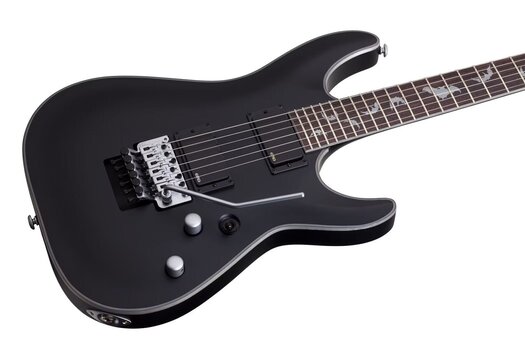 E-Gitarre Schecter Damien Platinum-6 FR Satin Black E-Gitarre - 4