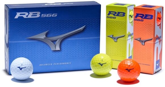 Golfové lopty Mizuno RB566 Yellow Basic 12 Golfové lopty - 5