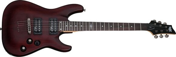 E-Gitarre Schecter C-1 SGR Walnut Satin E-Gitarre - 2