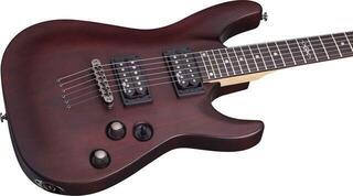 Elektrická gitara Schecter C-1 SGR Walnut Satin Elektrická gitara - 3