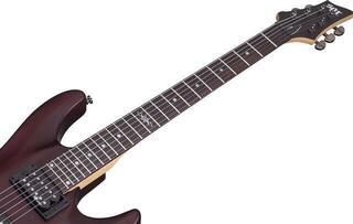 Elektrická gitara Schecter C-1 SGR Walnut Satin Elektrická gitara - 6