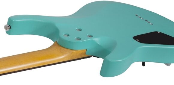 Electric guitar Schecter C-6 Deluxe Satin Aqua Electric guitar - 7
