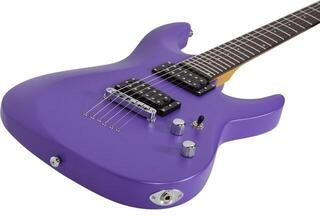 Elektrická gitara Schecter C-6 Deluxe Satin Purple Elektrická gitara - 4