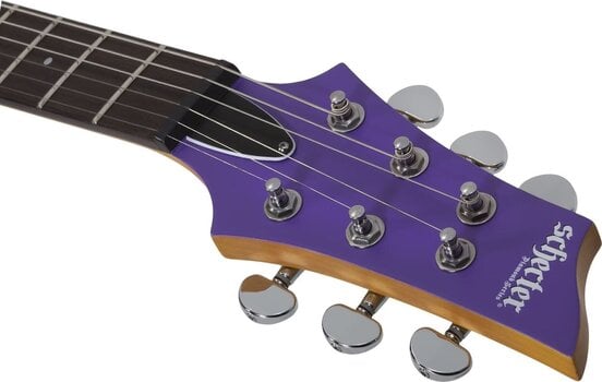 Električna kitara Schecter C-6 Deluxe Satin Purple Električna kitara - 12