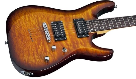 Chitarra Elettrica Schecter C-6 Plus Vintage Sunburst Chitarra Elettrica - 4