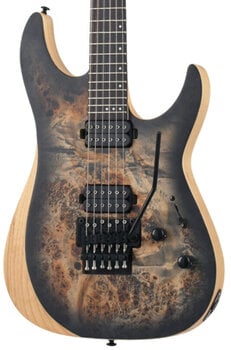 Električna kitara Schecter Reaper-6 FR Charcoal Burst Električna kitara (Rabljeno) - 5