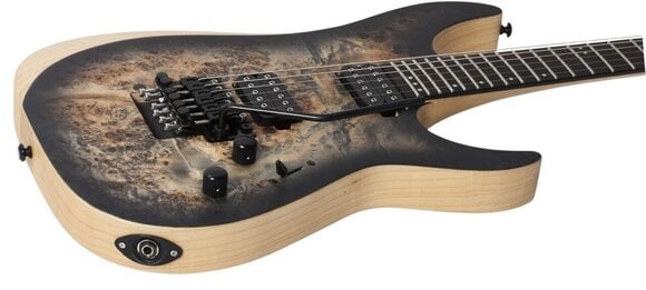Električna kitara Schecter Reaper-6 FR Charcoal Burst Električna kitara (Rabljeno) - 6