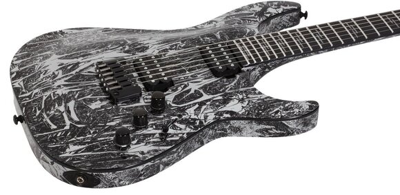 Електрическа китара Schecter C-1 Metallic Silver Електрическа китара - 4