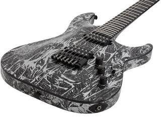 Guitarra elétrica Schecter C-1 Metallic Silver Guitarra elétrica - 4