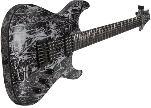 Електрическа китара Schecter C-1 Metallic Silver Електрическа китара - 6