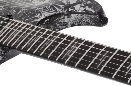 Електрическа китара Schecter C-1 Metallic Silver Електрическа китара - 13