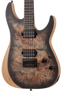 E-Gitarre Schecter Reaper-6 Charcoal Burst E-Gitarre - 3
