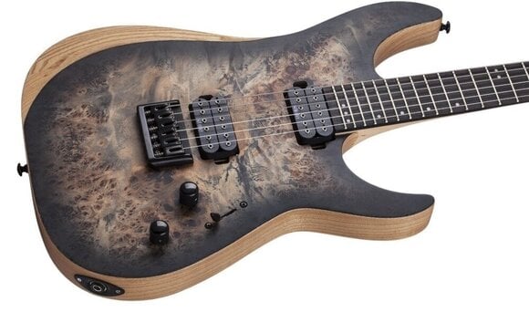 E-Gitarre Schecter Reaper-6 Charcoal Burst E-Gitarre - 4