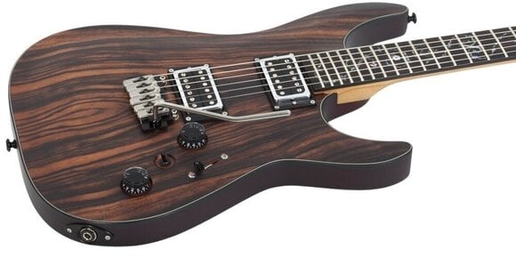 Elektromos gitár Schecter C-1 Exotic Ebony NS Natural Satin Elektromos gitár - 4