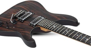 Elektrická gitara Schecter C-1 Exotic Ebony NS Natural Satin Elektrická gitara - 6