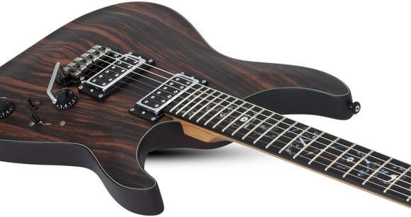 Elektromos gitár Schecter C-1 Exotic Ebony NS Natural Satin Elektromos gitár - 7