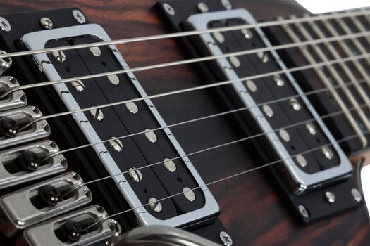 Elektromos gitár Schecter C-1 Exotic Ebony NS Natural Satin Elektromos gitár - 9