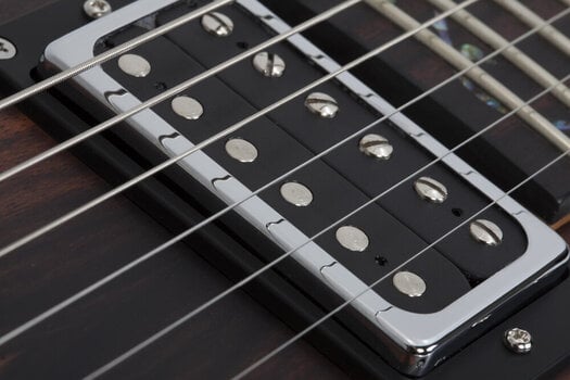 Elektromos gitár Schecter C-1 Exotic Ebony NS Natural Satin Elektromos gitár - 10
