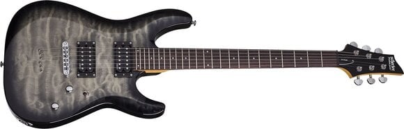 Chitarra Elettrica Schecter C-6 Plus Charcoal Burst Chitarra Elettrica - 2