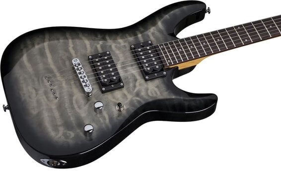 Chitarra Elettrica Schecter C-6 Plus Charcoal Burst Chitarra Elettrica - 4
