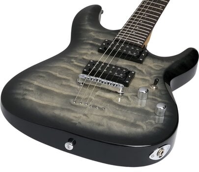 Chitarra Elettrica Schecter C-6 Plus Charcoal Burst Chitarra Elettrica - 6