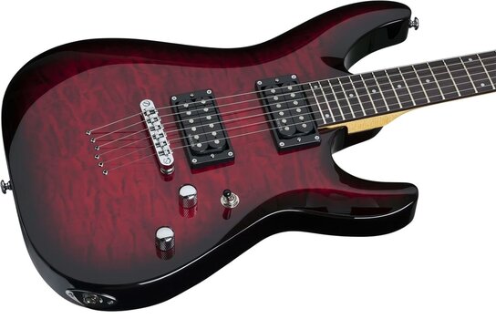 Gitara elektryczna Schecter C-6 Plus See-Thru Cherry Burst Gitara elektryczna - 4