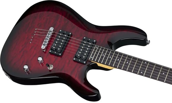 Gitara elektryczna Schecter C-6 Plus See-Thru Cherry Burst Gitara elektryczna - 5
