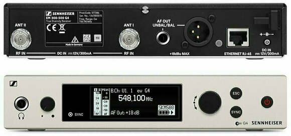 Système sans fil avec micro cravate (lavalier) Sennheiser EW 500 G4-MKE2 AW+: 470-558 MHz - 3