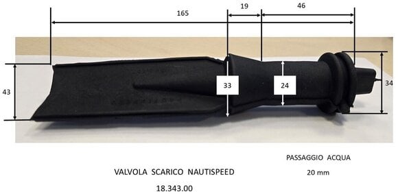 Dodatna oprema za čamce na naduvavanje Osculati Neoprene Self-Draining NAUTISPEED Plug 34 mm Dodatna oprema za čamce na naduvavanje - 2