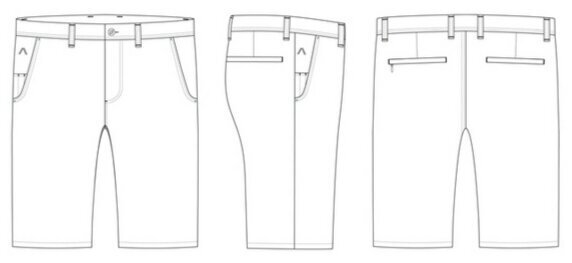 Šortky Alberto Earnie Revolutional Print WR Light Blue 48 Šortky - 6