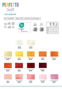 Strikkegarn Mez Perfetto Soft 100 g 00320 - 3