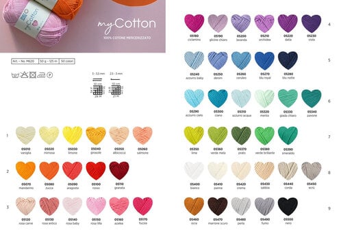 Pređa za pletenje Mez My Cotton 05380 Pređa za pletenje - 3