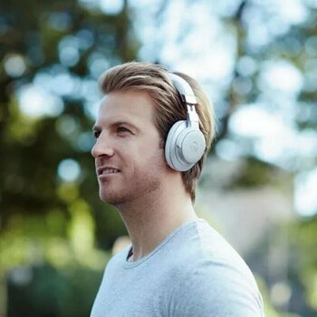 Bezdrátová sluchátka na uši Audio-Technica AR5BTSV Stříbrná - 2