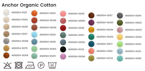 Pređa za pletenje Anchor Organic Cotton 00895 Pređa za pletenje - 2