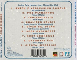 Glasbene CD Hapka & Horáček - Citová Investice (CD) - 2