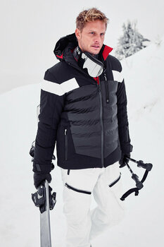 Skijakke Sportalm Janus Mens Jacket with Hood Black 56 - 2