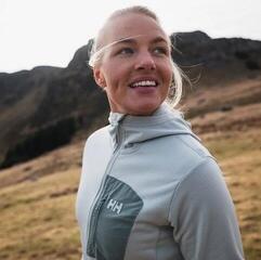 Jacket Helly Hansen Women's Versalite Hooded Fleece Jacket Green Mist M - 7