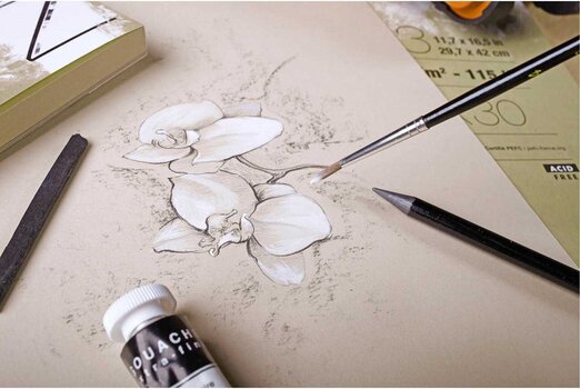 Blok za skiciranje Clairefontaine Paint'On Скетцхбоок 30 A5 250 g - 2