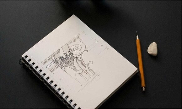 Blok za skiciranje Clairefontaine 96662C Blok za crtanje 100 12 x 18 cm 90 g Black - 3