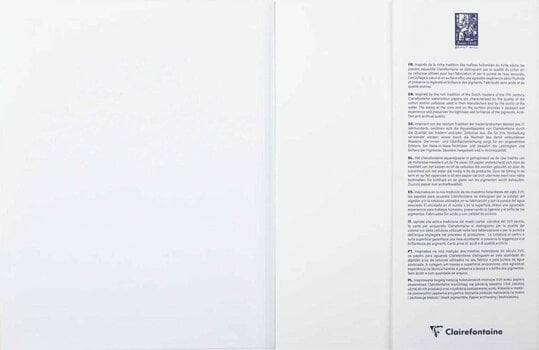 Blok za skiciranje Clairefontaine 976098C Скетцхбоок 12 18 x 24 cm 200 - 300 g - 3