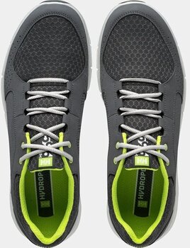 Mens Sailing Shoes Helly Hansen Men's Ahiga V4 Hydropower Trainers Charcoal/Ebony/Light Grey 44 - 5