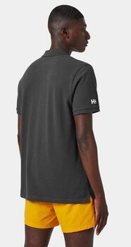 Tričko Helly Hansen Men's Crew Polo tričko s krátkým rukávem Ebony M - 4
