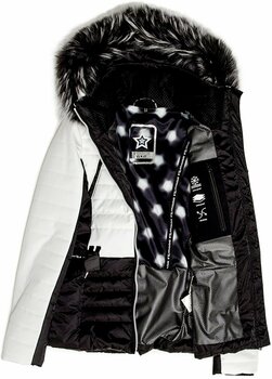 Skidjacka Sportalm Kelly TG Womens Jacket with Hood and Fur Black 36 - 8