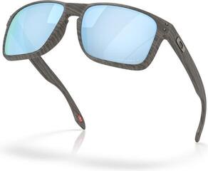 Športové okuliare Oakley Holbrook XXL 94870461 Woodgrain/Prizm Deep Water Polarized Športové okuliare - 6