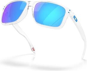 Športové okuliare Oakley Holbrook XXL 94870761 Polished Clear/Prizm Sapphire Polarized Športové okuliare - 6