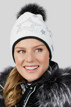 Bonnet de Ski Sportalm Joelle Womens Cap Snow White - 5