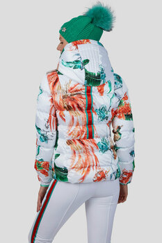 Ski-jas Sportalm Exotic Womens Jacket with Hood and Fur Optical White 36 - 6